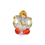 4 inch Lord Ganesha idol red dhoti blessing pose hand-painted resin Ganesh statue for wholesale export India Model 403 SV