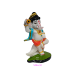 5.9" Dancing Lord Ganesha Resin Idol – Model 528 SV