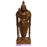 Batu Caves Murugan Statue SMMV6BA 6 inch gold painted resin