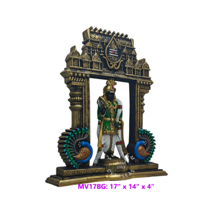 Lord Murugan with Peacock Gateway